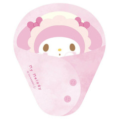 Japan Sanrio Die-cut Memo - My Melody / Baby Swaddles Okurumi