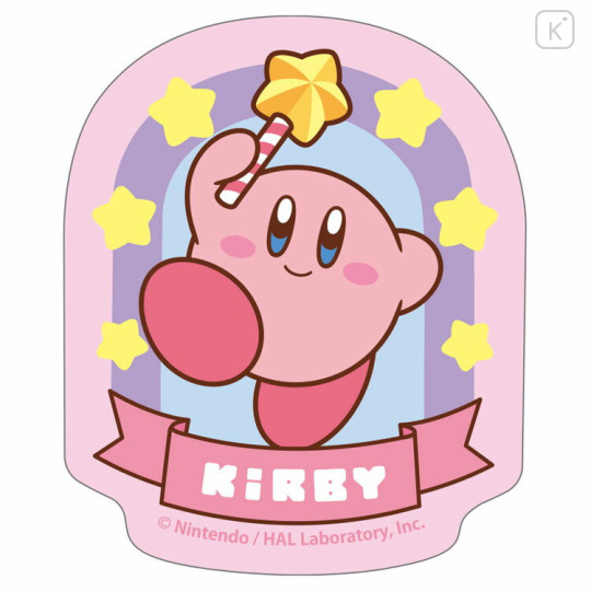 Japan Kirby Vinyl Sticker - Kirby / Star Rod - 1