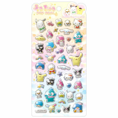 Japan Sanrio Pop Seal Hologram 3D Sticker - Characters