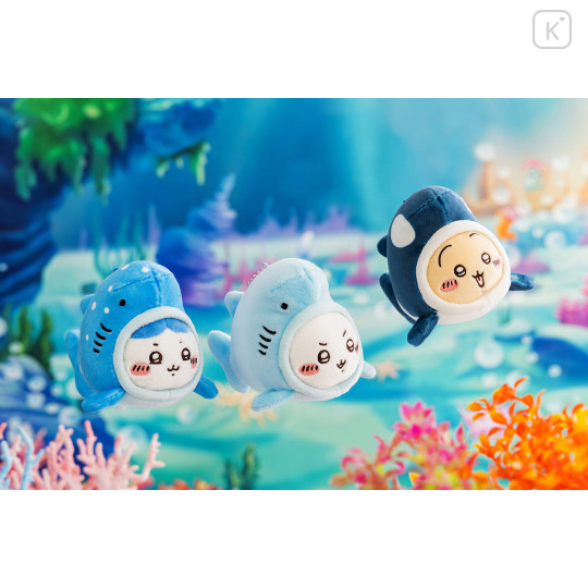 Japan Chiikawa Mascot Holder - Usagi : Aquarium Killer Whale - 2