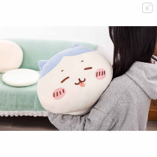 Japan Chiikawa Marshmallow-like Lying Down Plush Toy - Hachiware - 3