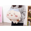 Japan Chiikawa Marshmallow-like Lying Down Plush Toy - Hachiware - 4