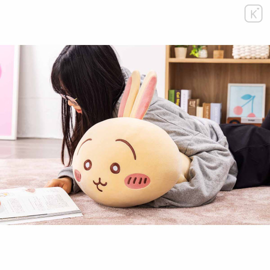 Japan Chiikawa Marshmallow-like Lying Down Plush Toy - Usagi - 3