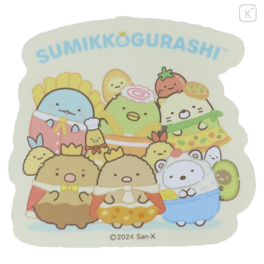 Japan San-X Big Vinyl Sticker - Sumikko Gurashi / Food Kingdom - 1