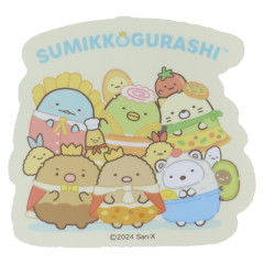 Japan San-X Big Vinyl Sticker - Sumikko Gurashi / Food Kingdom