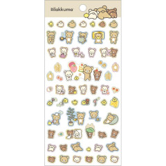 Japan San-X Sticker Sheet - Rilakkuma / Basic Rilakkuma Favorite Things A