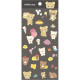 Japan San-X Sticker Sheet - Rilakkuma : Basic Rilakkuma Favorite Things B