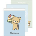 Japan San-X Mini Notepad Set - Rilakkuma / Basic Rilakkuma Favorite Things - 2