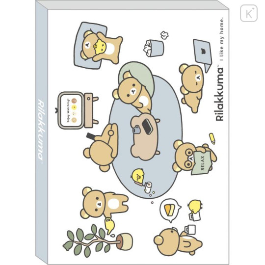 Japan San-X A6 Notepad - Rilakkuma : Basic Rilakkuma Favorite Things B - 1