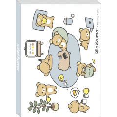 Japan San-X A6 Notepad - Rilakkuma / Basic Rilakkuma Favorite Things B