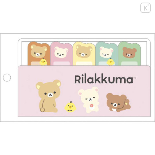 Japan San-X Index Sticky Notes - Rilakkuma / Basic Rilakkuma Favorite Things - 1