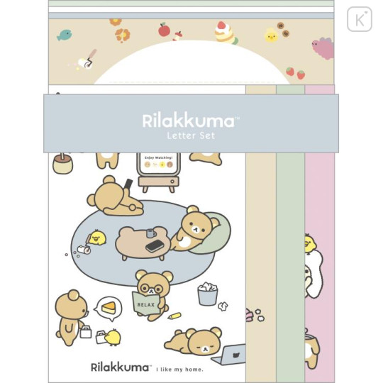 Japan San-X Letter Writing Set - Rilakkuma / Basic Rilakkuma Favorite Things A - 1