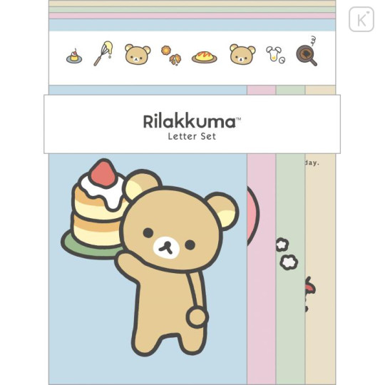 Japan San-X Letter Writing Set - Rilakkuma / Basic Rilakkuma Favorite Things B - 1