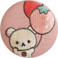 Japan San-X Secret Embroidered Can Badge - Rilakkuma / Basic Rilakkuma Favorite Things Blind Box - 3