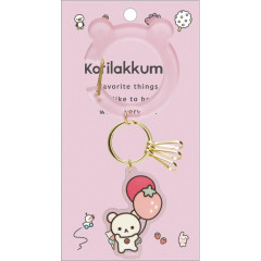 Japan San-X Carabiner Key Charm - Korilakkuma / Basic Rilakkuma Favorite Things