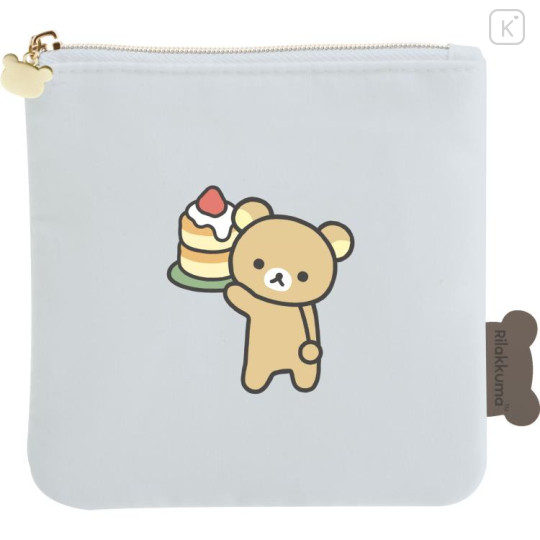 Japan San-X Flat Pouch - Rilakkuma / Basic Rilakkuma Favorite Things - 1