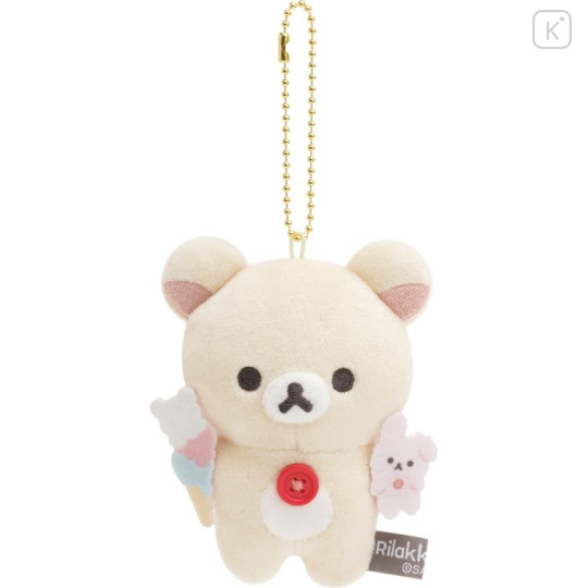 Japan San-X Hanging Plush - Korilakkuma / Basic Rilakkuma Favorite Things - 1