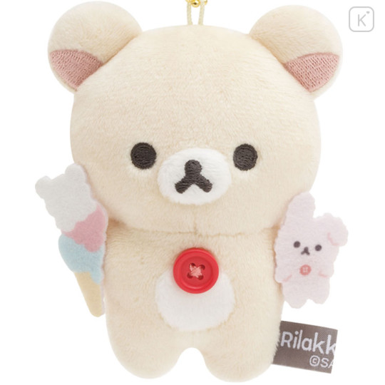 Japan San-X Hanging Plush - Korilakkuma / Basic Rilakkuma Favorite Things - 2