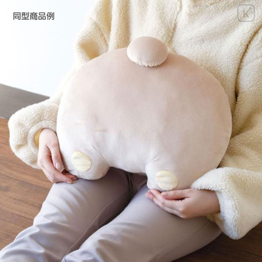 Japan San-X Die-cut Butt Cushion - Kiiroitori / Basic Rilakkuma Favorite Things - 3