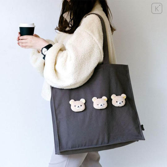 Japan San-X Tote Bag - Rilakkuma : Basic Rilakkuma Favorite Things - 4