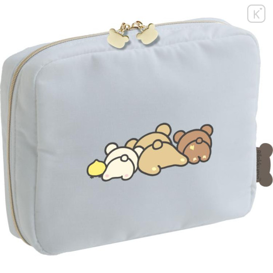 Japan San-X Big Pouch - Rilakkuma / Basic Rilakkuma Favorite Things - 1