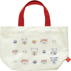 Japan San-X Mini Tote Bag - Rilakkuma / Anytime Ramen