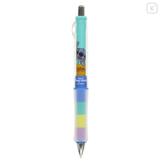 Japan Tokyo Disney Resort Dr. Grip Play Border Shaker Mechanical Pencil - Stitch - 1