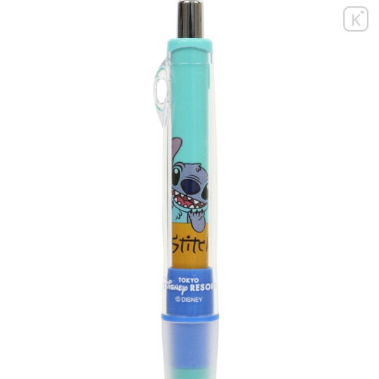 Japan Tokyo Disney Resort Dr. Grip Play Border Shaker Mechanical Pencil - Stitch - 2