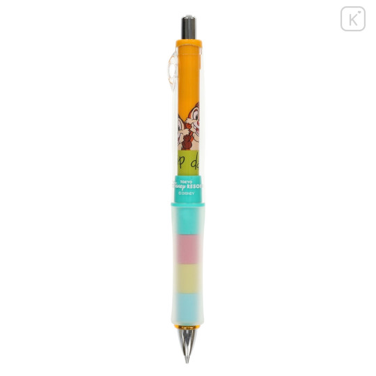 Japan Tokyo Disney Resort Dr. Grip Play Border Shaker Mechanical Pencil - Chip & Dale / Happy - 1