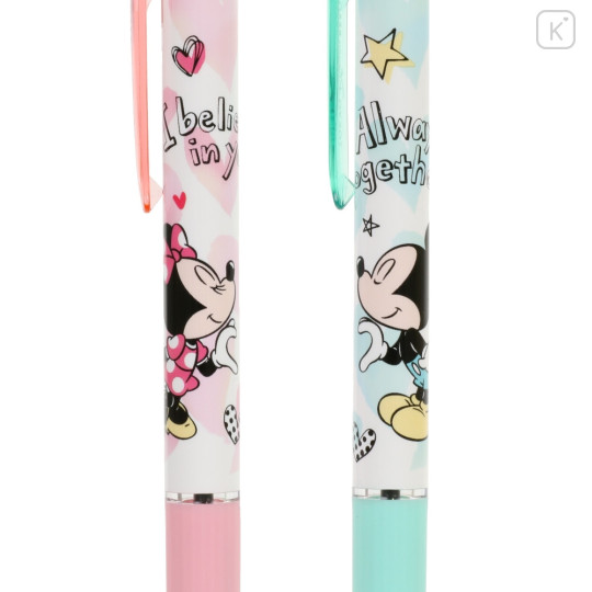 Japan Tokyo Disney Resort Signo Clip 0.5 Gel Pen Set - Mickey Mouse & Minnie Mouse / Alawys Together - 2