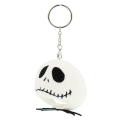 Japan Disney Fluffy Keychain - Tim Burton's The Nightmare Before Christmas