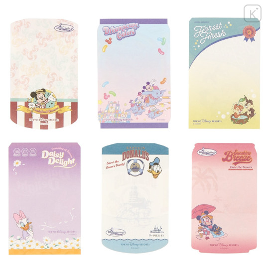 Japan Tokyo Disney Resort Mini Notepad Set - Mickey & Friends / So Much Fun - 2