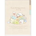 Japan San-X 3 Pockets A5 Index File - Sumikko Gurashi / Sumikko Drawing A - 1