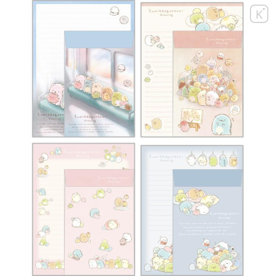 Japan San-X Letter Writing Set - Sumikko Gurashi / Drawing - 2