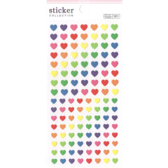 Japan Colorful Seal Sticker - Mini Heart