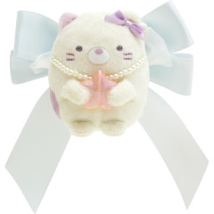 Japan San-X Tenori Plush Brooch - Sumikko Gurashi / Sleepless Night Magic Salon Neko Calico Cat