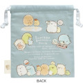 Japan San-X Drawstring Purse - Sumikko Gurashi / Drawing - 2