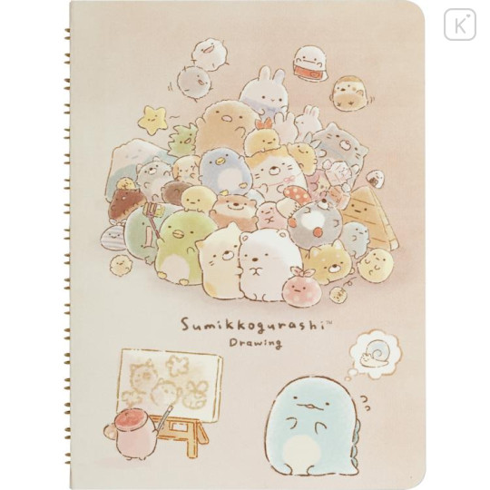 Japan San-X B6SP Notebook - Sumikko Gurashi : Drawing B - 1