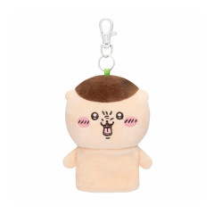 Japan Chiikawa Plush Reel Key Cover - Kurimanju