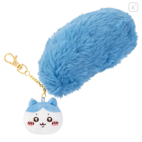 Japan Chiikawa Dangling Tail Mascot Keychain - Hachiware - 5