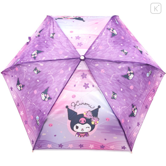 Japan Sanrio Folding Umbrella - Kuromi / Kimono - 1