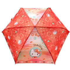 Japan Sanrio Folding Umbrella - Hello Kitty / Kimono