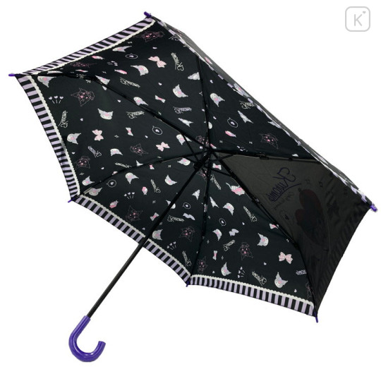 Japan Sanrio Folding Umbrella - Kuromi / Cheeky But Charming - 2