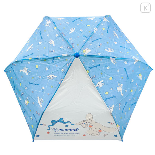 Japan Sanrio Folding Umbrella - Cinnamoroll & Milk / Hugging - 1