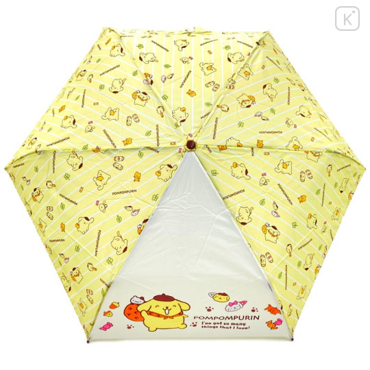 Japan Sanrio Folding Umbrella - Pompompurin / Got Things I Love - 1