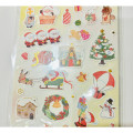 Japan Gold Foil Seal Sticker - Christmas Santa - 2