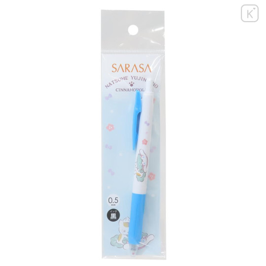 Japan Sanrio × Natsume's Book of Friends Sarasa Clip Gel Pen - Cinnamoroll / Black - 3