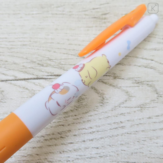 Japan Sanrio × Natsume's Book of Friends Sarasa Clip Gel Pen - Pompompurin / Black - 2