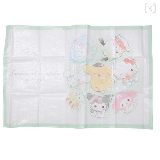 Japan Sanrio Picnic Blanket Leisure Sheet - Characters / Happy Flower Garden - 1