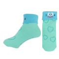 Japan Sanrio Crew Socks - Hangyodon / Fold-over 2-patterns - 2